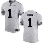 NCAA Ohio State Buckeyes Men's #1 Johnnie Dixon Gray Nike Football College Jersey BDM6445WH